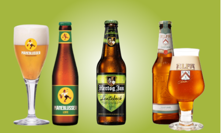 Lentebock bier Drie lentebock bieren